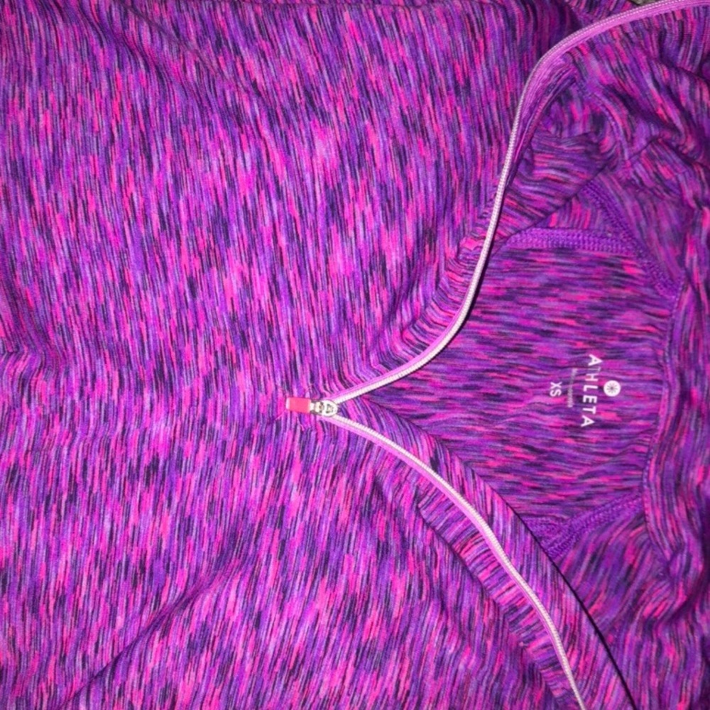 Multicolor athletic quarter-zip